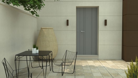 001 - Exterior render, Minimal House