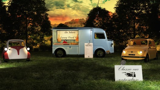 002 - Exterior render, Citroën Food Truck 2